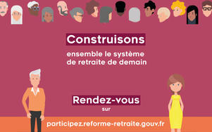 Consultation publique sur la réforme des retraites.